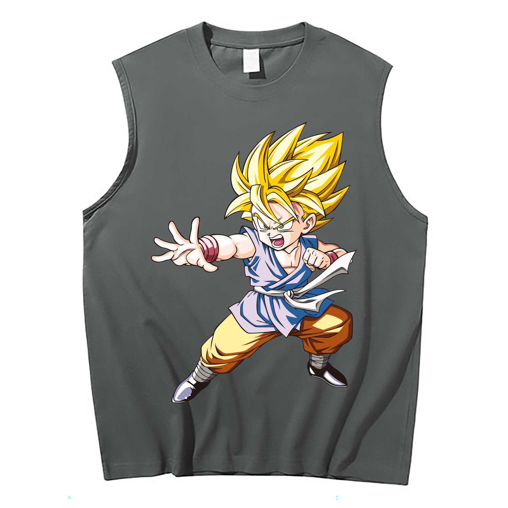 （画像用） ドラゴンボール ベジット DRAGON BALL Vegetto コットン100％タンクトップ（フロントプリント）